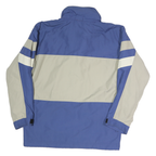 HELLY HANSEN Mens Blue & Grey Outdoor Jacket S Polyester Colourblock Zip Pockets