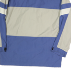 HELLY HANSEN Mens Blue & Grey Outdoor Jacket S Polyester Colourblock Zip Pockets