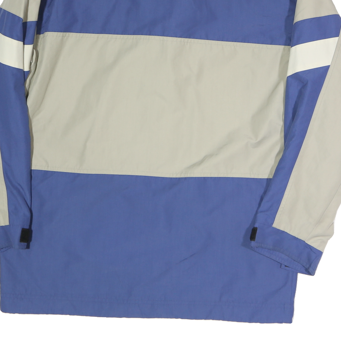 HELLY HANSEN Mens Blue & Grey Outdoor Jacket S Polyester Colourblock Zip Pockets