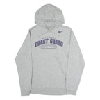 NIKE Mens Grey United States Coast Guard Pullover Hoodie M Semper Paratus Print