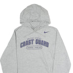 NIKE Mens Grey United States Coast Guard Pullover Hoodie M Semper Paratus Print