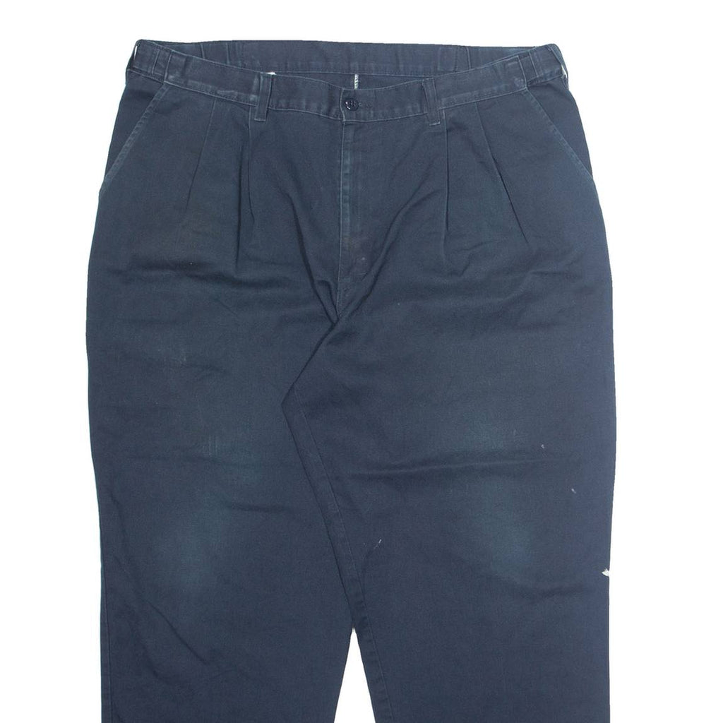DICKIES Chino Mens Trousers Blue Regular Straight W36 L28