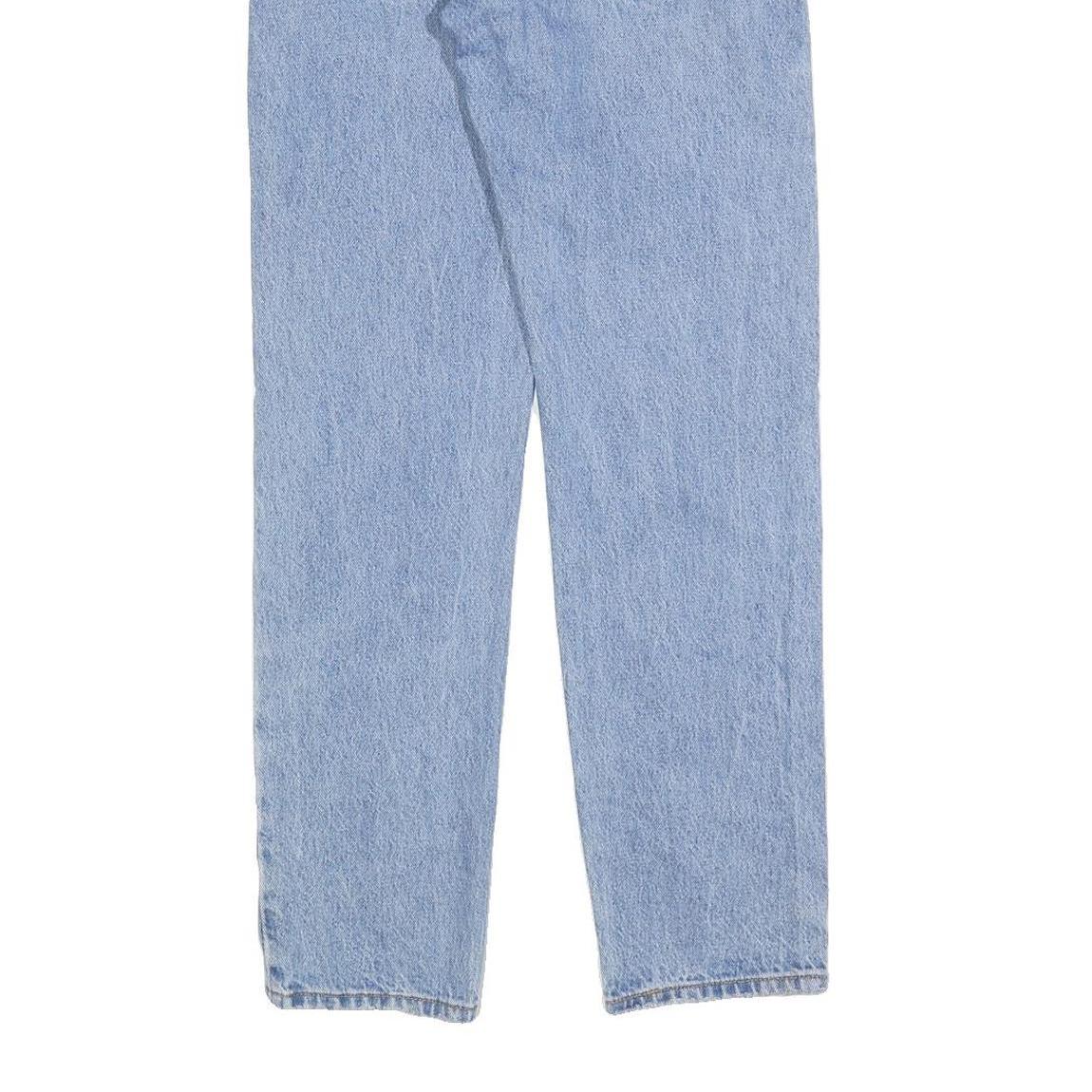 LEVI'S Womens Regular Fit Blue Denim Light Wash Jeans W26 L31 Classic Zip Pocket