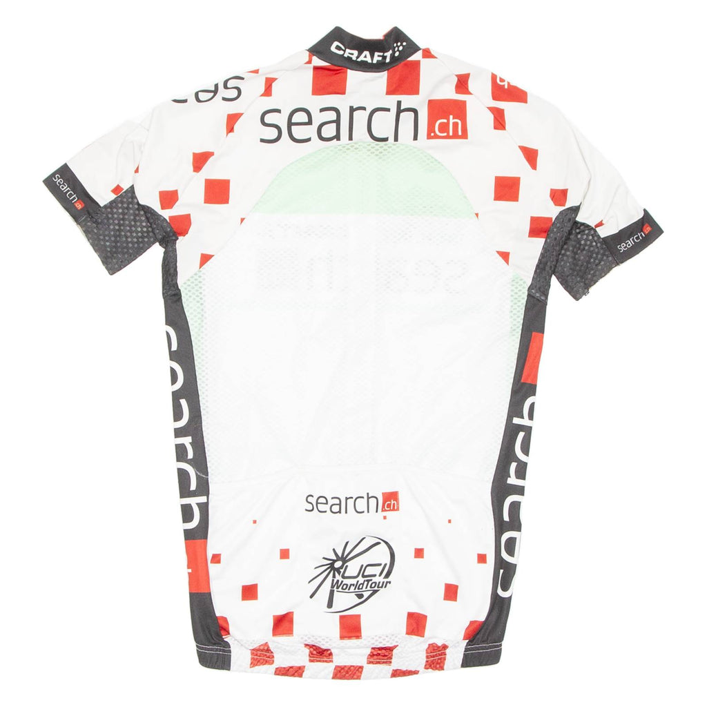 CRAFT Cycling Mens Jersey White Full Zip S