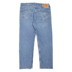 LEVI'S 505 Jeans Mens Blue Regular Straight Stone Wash W38 L30