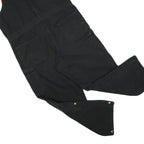 CARHARTT Mens Black Straight Fit Canvas Cotton Blend Dungarees XL W40 L29
