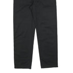 CARHARTT Womens Black Regular Tapered Cotton Blend Trousers W32 L28