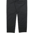 CARHARTT Womens Black Regular Tapered Cotton Blend Trousers W32 L28