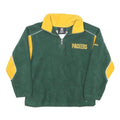 REEBOK Boys Green & Yellow Packers Collared M Sweatshirt NFL Sports Team