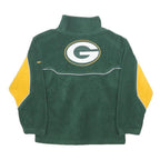 REEBOK Boys Green & Yellow Packers Collared M Sweatshirt NFL Sports Team