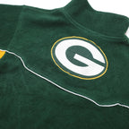 REEBOK Boys Green & Yellow Packers Collared M Sweatshirt NFL Sports Team