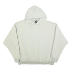 ADIDAS Womens White Pullover Hoodie XL Basketball Logo Sweatshirt