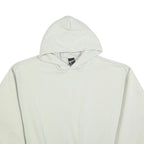 ADIDAS Womens White Pullover Hoodie XL Basketball Logo Sweatshirt