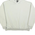 ADIDAS Womens White Pullover Hoodie XL Basketball Logo Sweatshirt