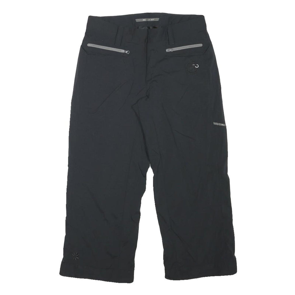 MAMM Womens Black Polyester Blend Relaxed Leg Trousers W27 L21 Outdoor