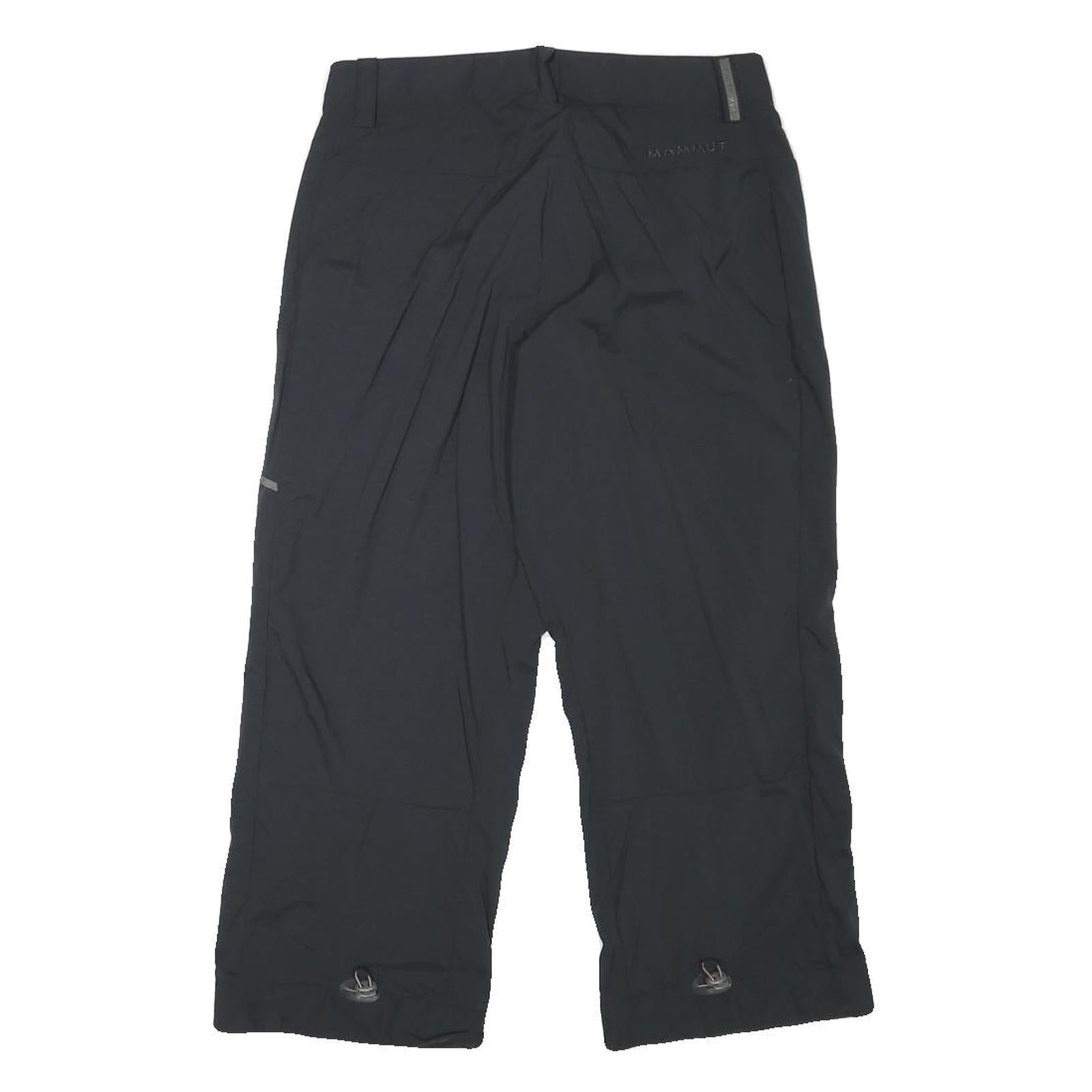 MAMM Womens Black Polyester Blend Relaxed Leg Trousers W27 L21 Outdoor