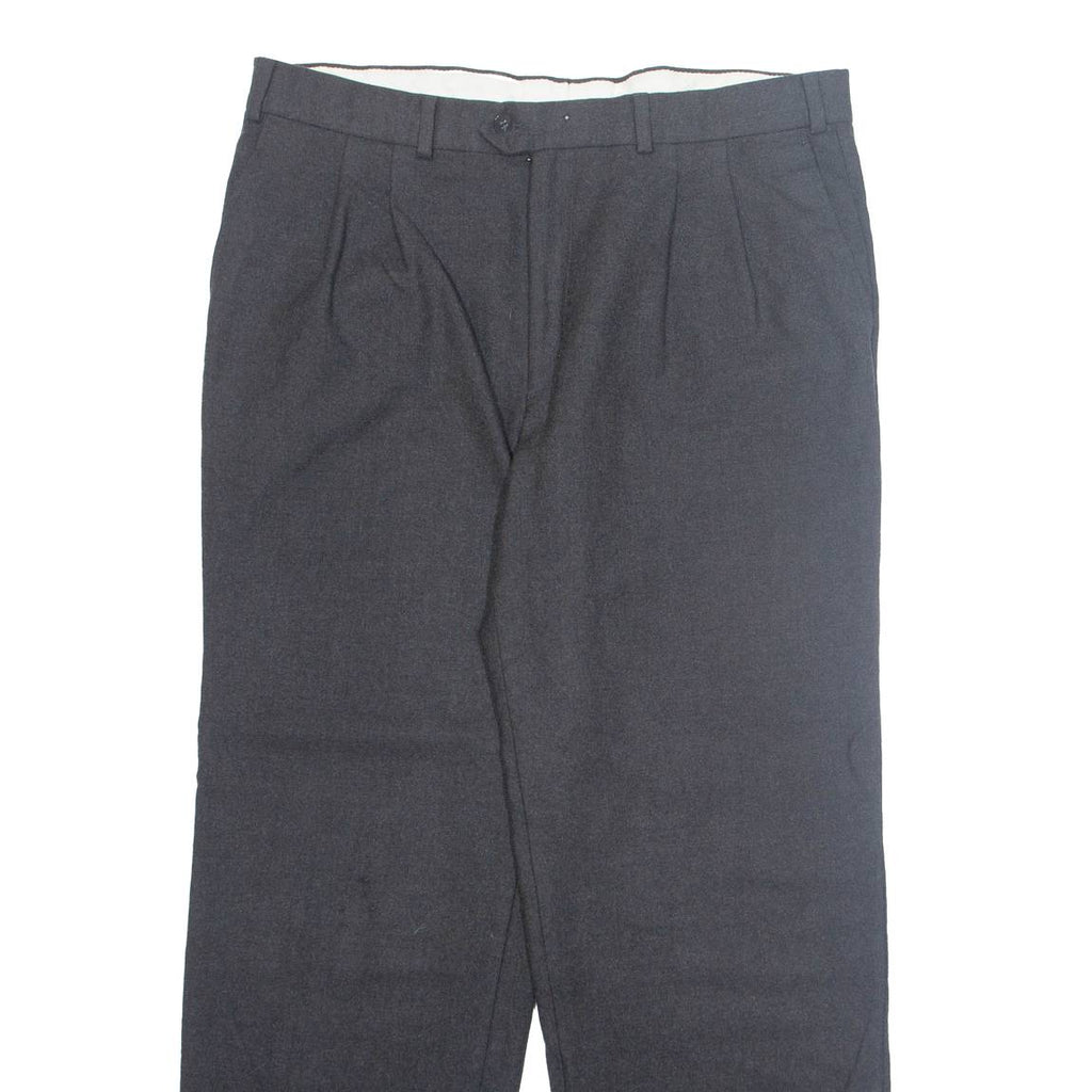 Workwear Mens Trousers Grey Regular Straight W34 L29