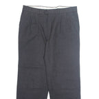 Workwear Mens Trousers Grey Regular Straight W34 L29