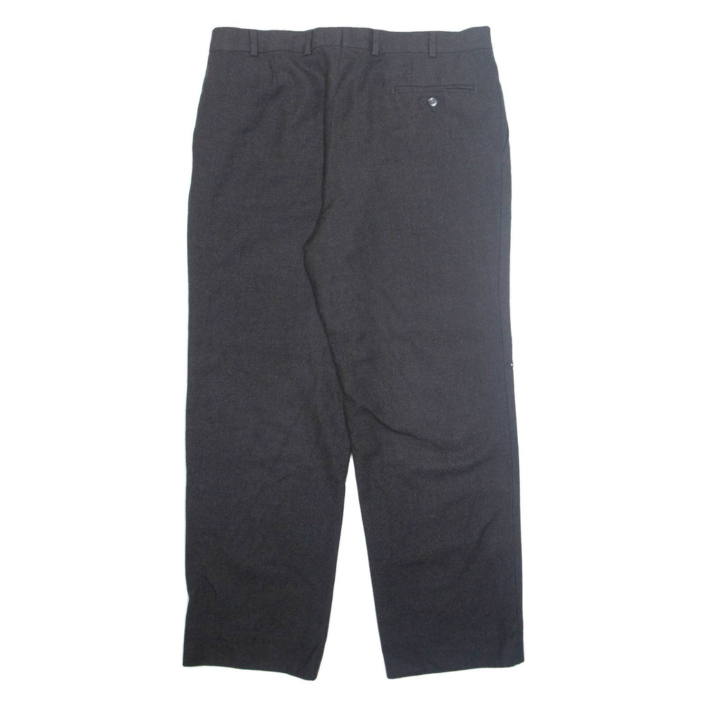 Workwear Mens Trousers Grey Regular Straight W34 L29