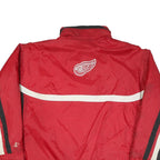 LOGO ATHLETIC Mens Red & Black Zip Jacket XL Polyester Blend Sportswear Retro