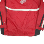 LOGO ATHLETIC Mens Red & Black Zip Jacket XL Polyester Blend Sportswear Retro