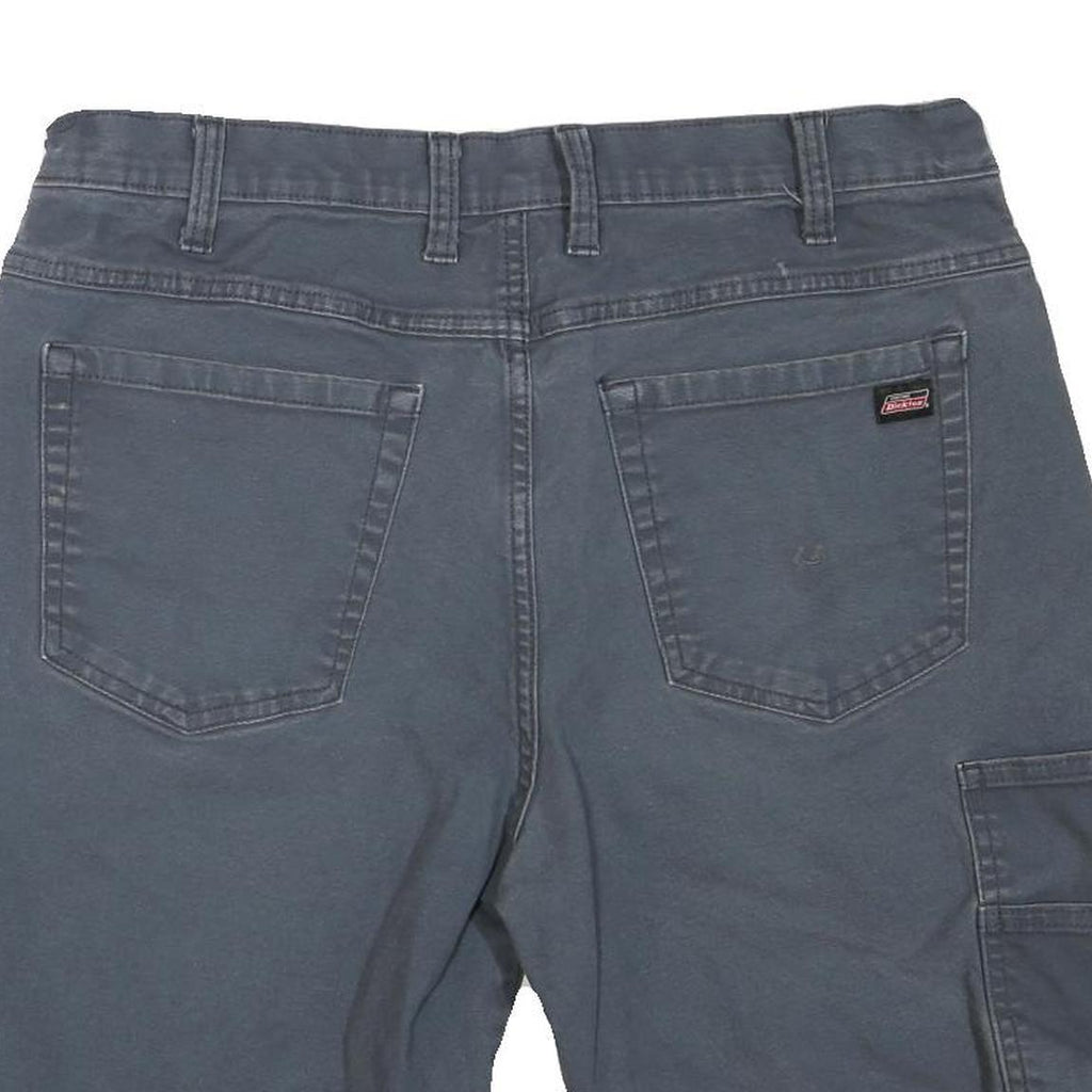 DICKIES Mens Shorts Blue Casual L W36 Cotton Blend Durable Workwear Pocket