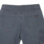 DICKIES Mens Shorts Blue Casual L W36 Cotton Blend Durable Workwear Pocket