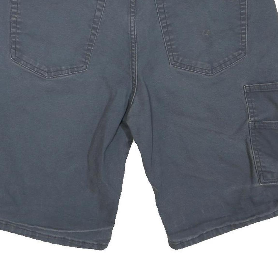 DICKIES Mens Shorts Blue Casual L W36 Cotton Blend Durable Workwear Pocket