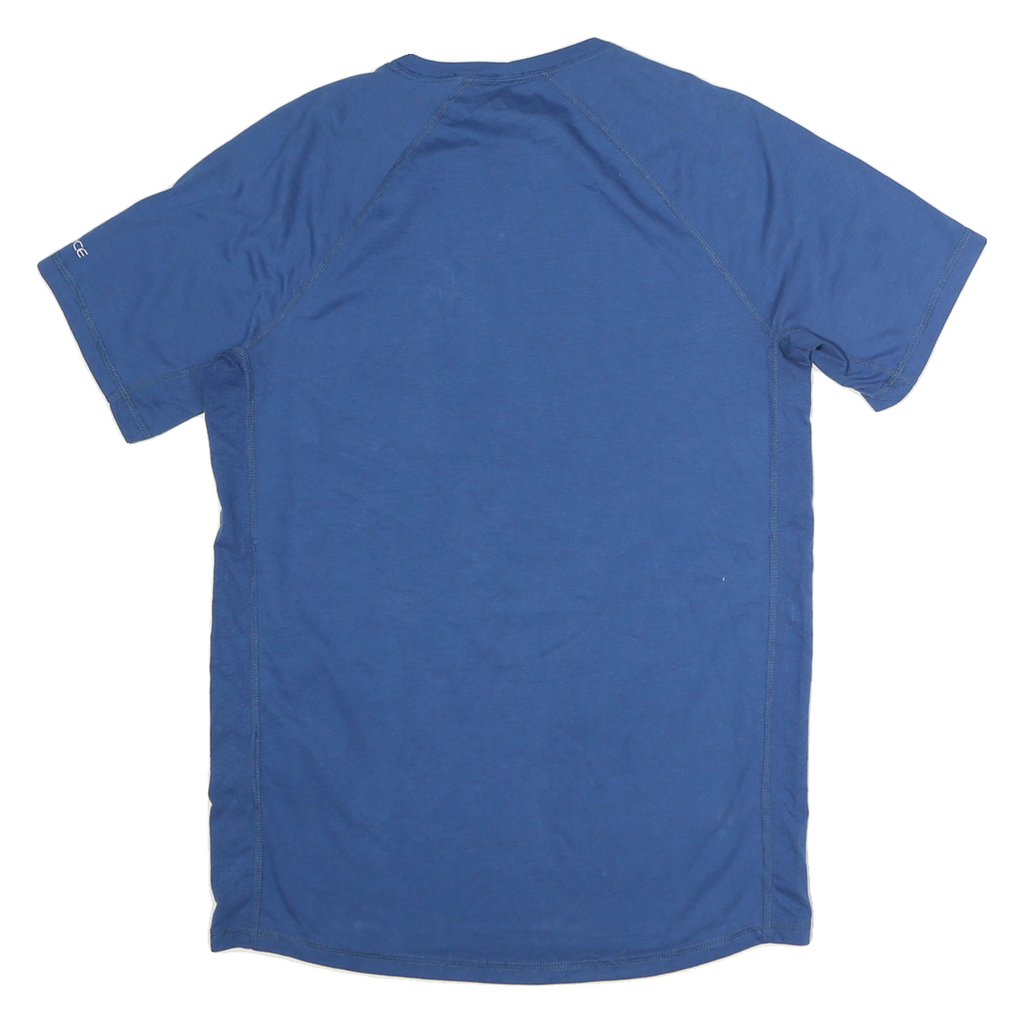 CARHARTT Mens Blue Pocket T-Shirt S Short Sleeve Crew Neck Polyester Comfort