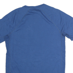 CARHARTT Mens Blue Pocket T-Shirt S Short Sleeve Crew Neck Polyester Comfort