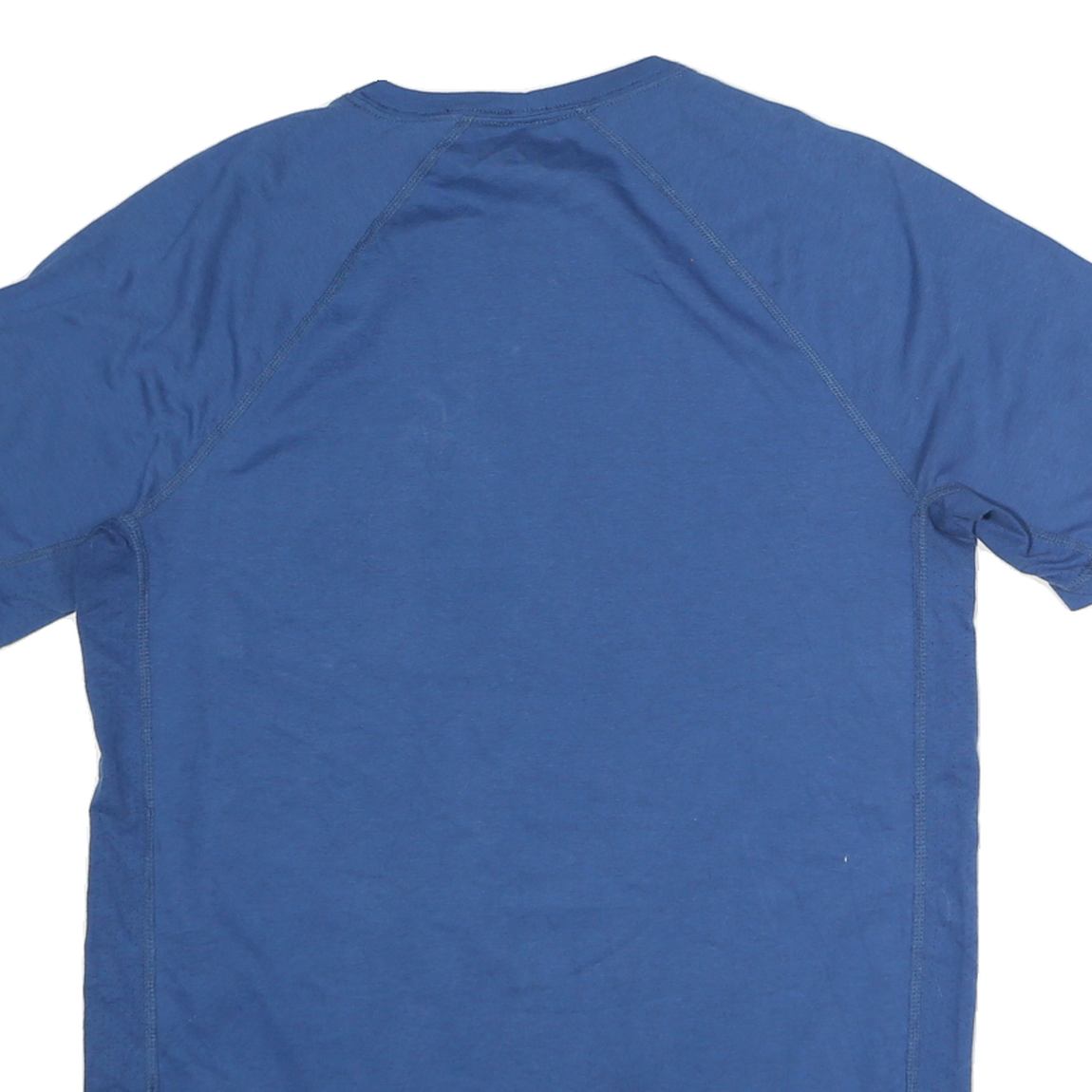 CARHARTT Mens Blue Pocket T-Shirt S Short Sleeve Crew Neck Polyester Comfort
