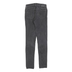 LEVI'S 711 Womens Jeans Black Slim Skinny Denim Medium W26 L32 Classic Fit Zip