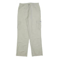 NASTY Womens Cotton Blend Beige Regular Cargo Trousers W32 L32 Casual Utility