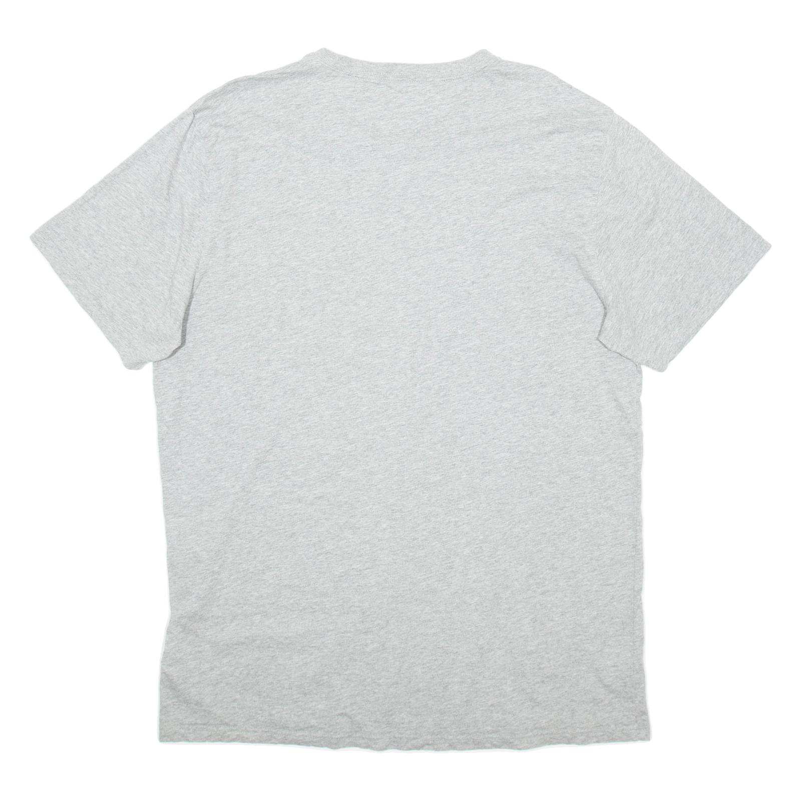 CONVERSE Womens T-Shirt Grey 2XL