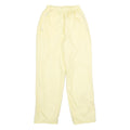 Womens Joggers Yellow UK 14 W23 L30 Relaxed Tapered Polyester Casual Wear