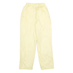 Womens Joggers Yellow UK 14 W23 L30 Relaxed Tapered Polyester Casual Wear