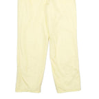 Womens Joggers Yellow UK 14 W23 L30 Relaxed Tapered Polyester Casual Wear