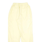 Womens Joggers Yellow UK 14 W23 L30 Relaxed Tapered Polyester Casual Wear