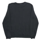 PUMA Mens Black Cotton Blend Crew Neck M Logo Sweatshirt Pullover Casual