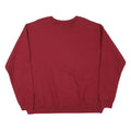 GILDAN Mens Maroon Sweatshirt Crew Neck XL Plain Cotton Blend Pullover