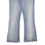 ARYIA Womens Jeans Blue Regular Flair Denim Light W32 L28 Stylish Casual Wear