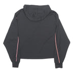 PUMA Womens Black & Pink Hoodie XS Polyester Blend Lightweight Pullover Logo