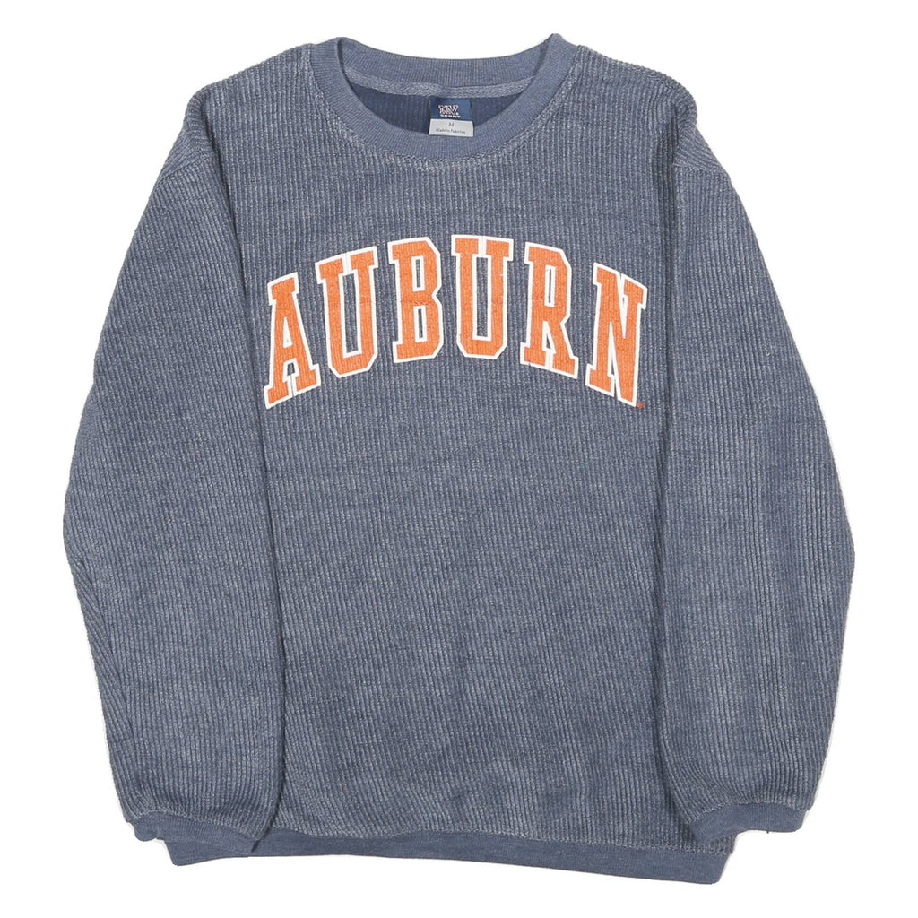 MV SPORT Mens Blue Auburn Crew Neck M Cotton Blend Sweatshirt Casual Wear