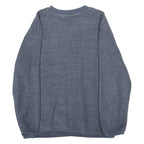 MV SPORT Mens Blue Auburn Crew Neck M Cotton Blend Sweatshirt Casual Wear