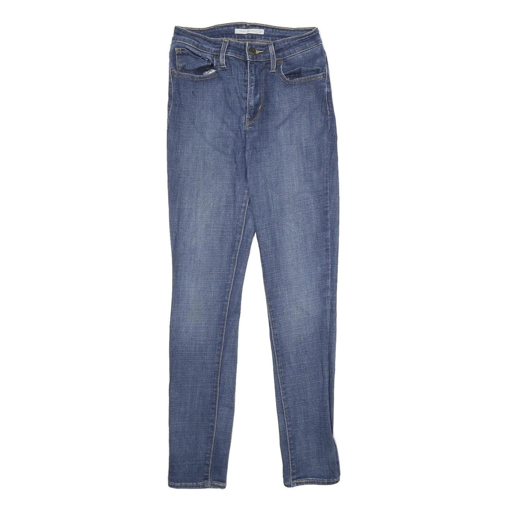 LEVI'S 721 High Rise Skinny Womens Jeans Blue Slim Denim Medium Wash W27 L30
