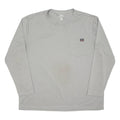 DICKIES Mens T-Shirt Grey Long Sleeve 2XL
