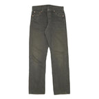 LEVI'S 501 Mens Jeans Grey Regular Straight Denim Medium W28 L31 Classic Button