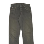 LEVI'S 501 Mens Jeans Grey Regular Straight Denim Medium W28 L31 Classic Button