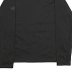 THE NORTH FACE Mens Black Jacket L Polyester Zip Plain Outdoors Casual