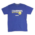 FANATICS Mens Blue 2018 NBA Finals Champions T-Shirt L Short Sleeve Crew Neck